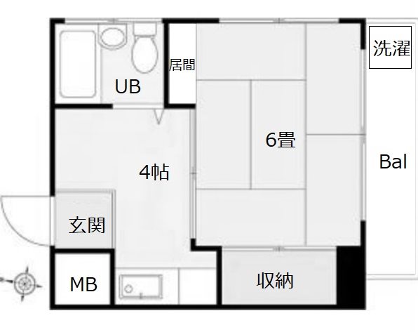 メゾン呉羽 間取り図