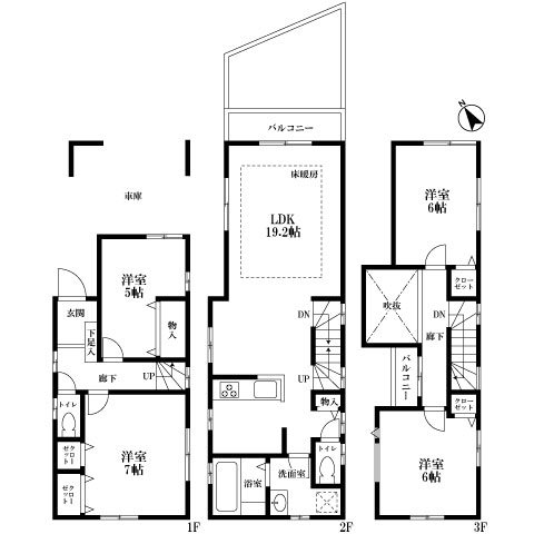 和泉4丁目戸建 間取り