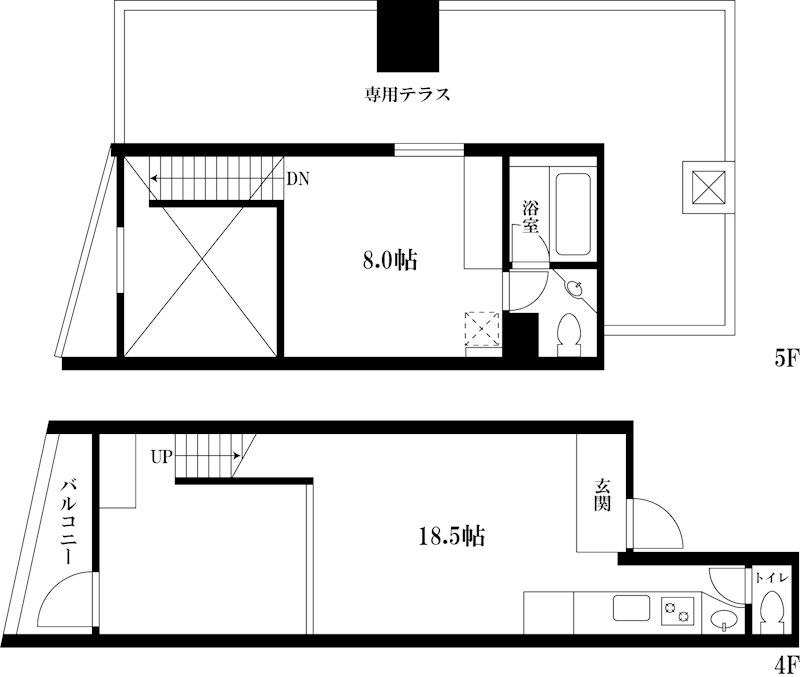 シルエット元代々木  402号室 間取り