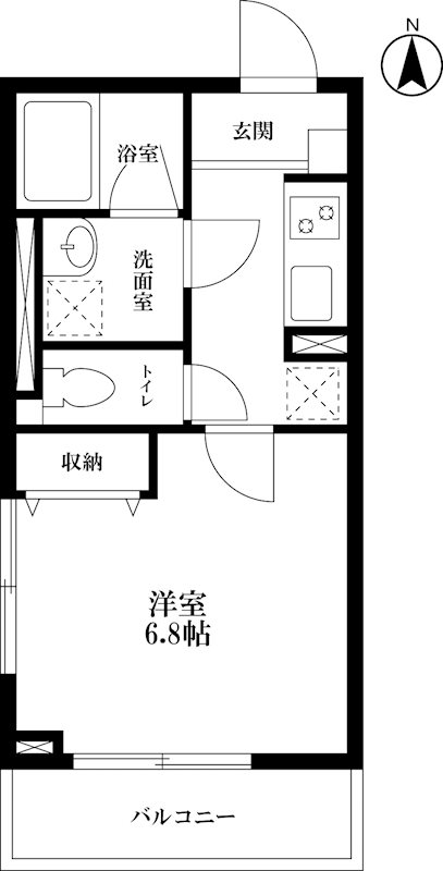 グレイスヒル中野坂上　 301号室 間取り