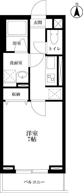 グレイスヒル中野坂上　 302号室 間取り