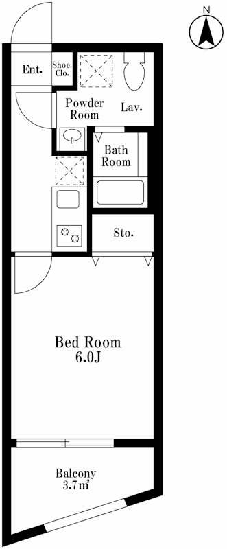 posada-rinca  202号室 間取り