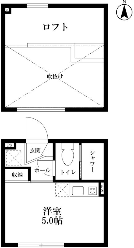 Annie's house  102号室 間取り