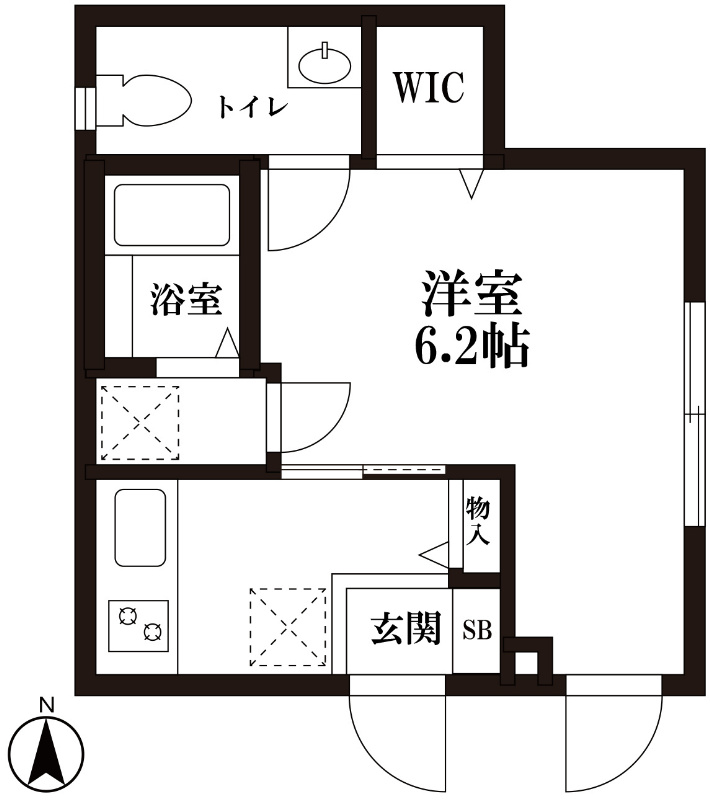 イヴェール中野  間取り図