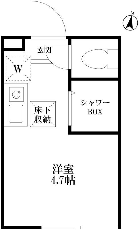 グラード南阿佐ヶ谷  間取り図