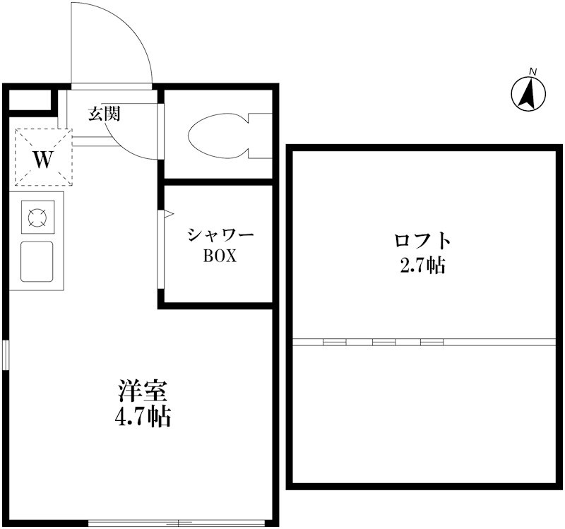 グラード南阿佐ヶ谷  間取り図