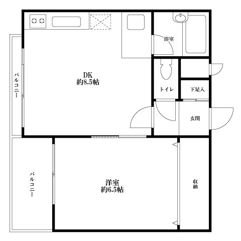 クレール代々木上原 303号室 間取り