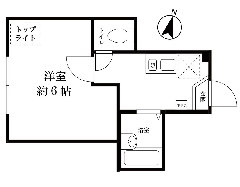 ボンドヴィレッジ目白　  102号室 間取り