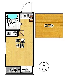 マイプラン中野中央B棟  201号室 間取り