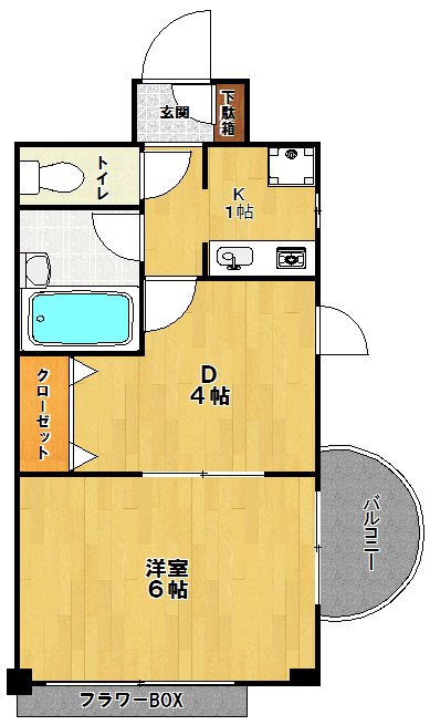 サンローゼ津田第三  間取り図