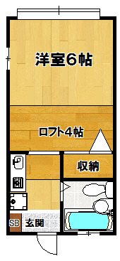 ボストンハウス  間取り図