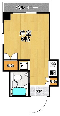 リベルテ新中野  304号室 間取り
