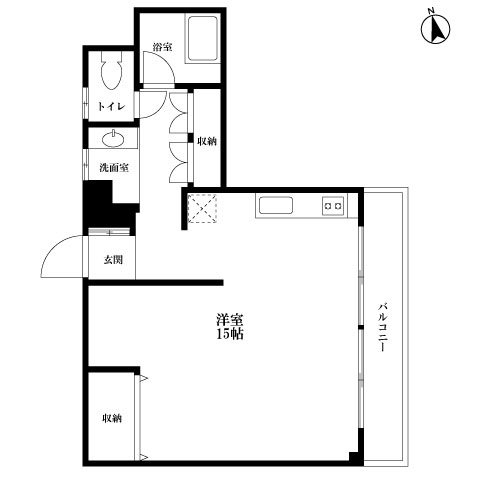 KIマンション  間取り図