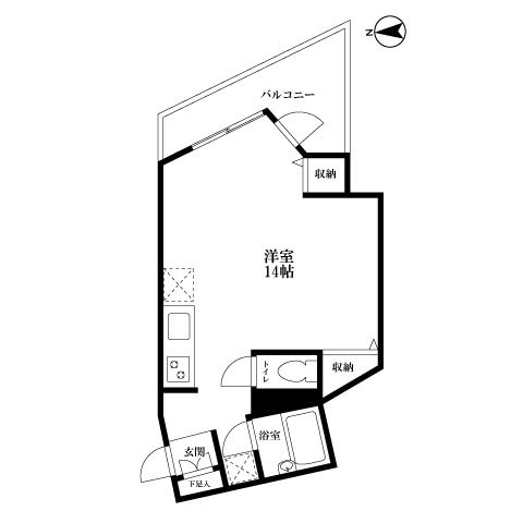 クレール弥生  間取り図