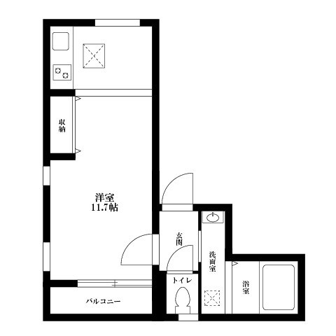 アーバイン南新宿 102号室 間取り