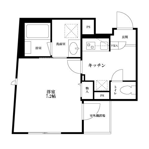 ヴェルフローレ 306号室 間取り