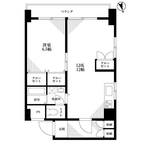 関ビル  間取り図