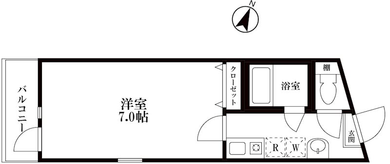 Cardiff 間取り図