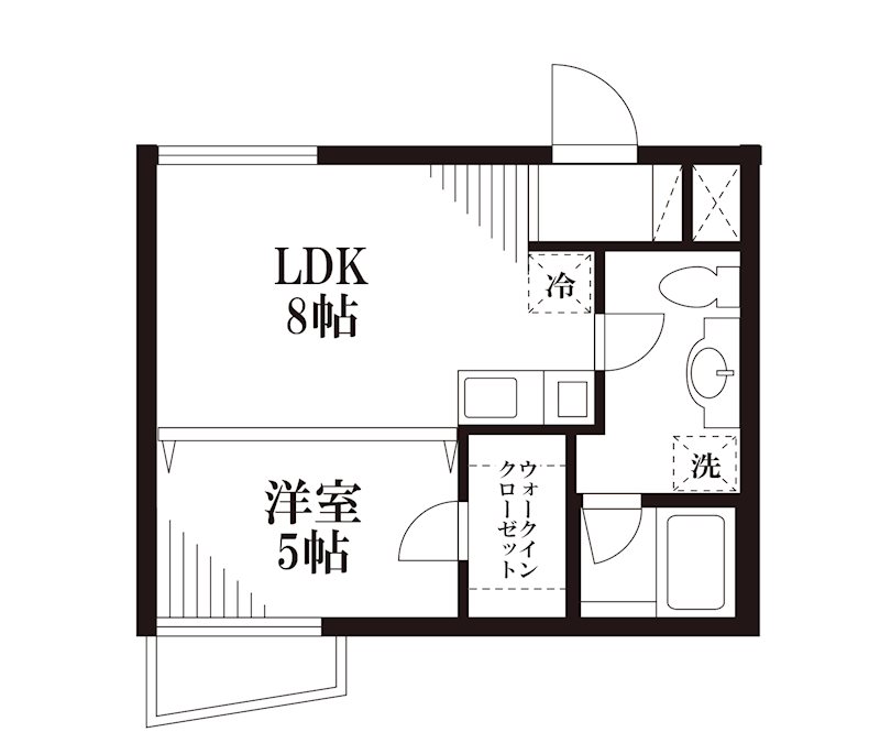 エリアーナ西新宿 3Ａ号室 間取り