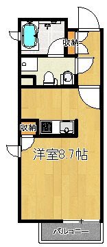 DER GLANZ K&amp;amp;M 間取り図