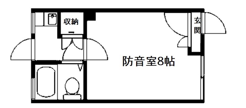 アークビル沼袋 103号室 間取り