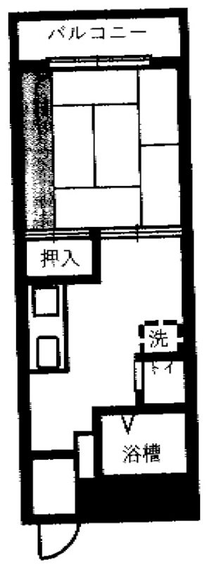 ペガサスビル 302号室 間取り