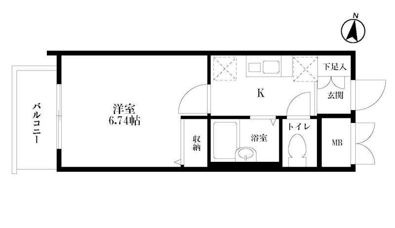 プレミエーレ代々木上原  304号室 間取り