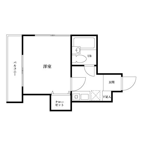 セシオン西新宿 308号室 間取り