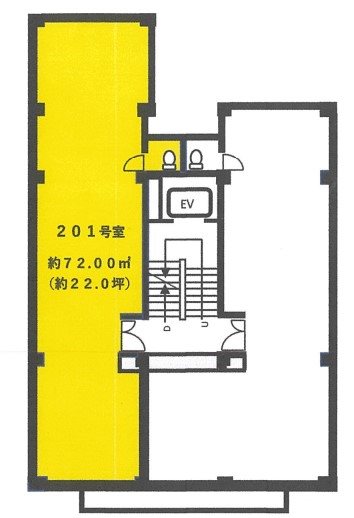 中野新橋ペガサスビル 201号室 間取り