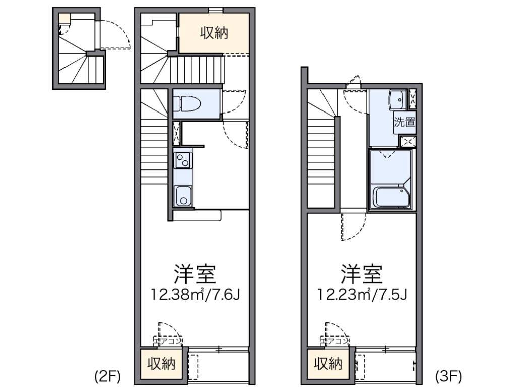 レオネクストスリィ 間取り図