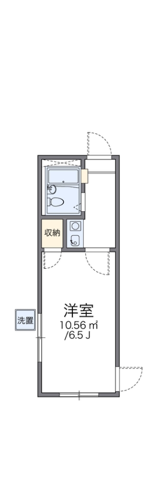 レオパレス新中野第２ 105号室 間取り