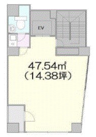 西新宿水間ビル 4F号室 間取り