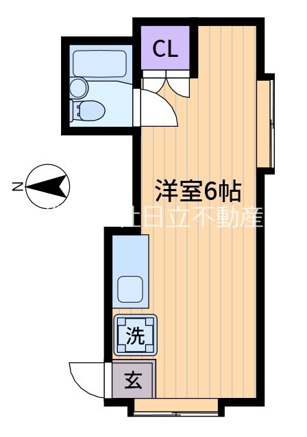 鳥谷部方 間取り図