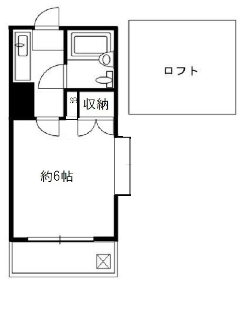 レオパレス幡ヶ谷第２ 間取り図