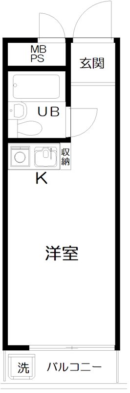 ハイ・シティ表参道 間取り図