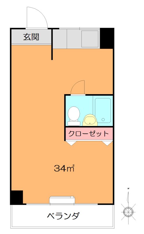 シグマロイヤルハイツ B212号室 間取り