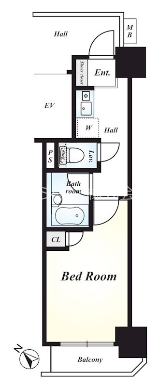 プレール渋谷松濤 間取り図