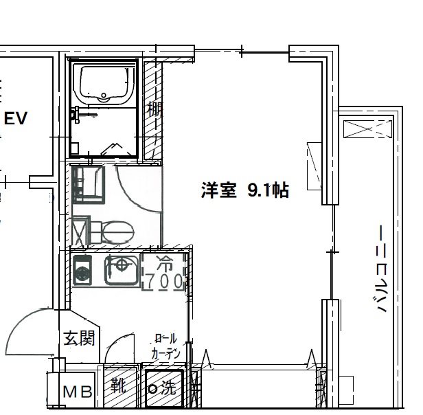 ミライエ表参道 間取り図