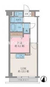 グリーンキャピタル広尾 間取り図