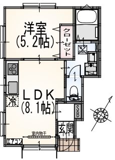 ラニカイ 間取り図