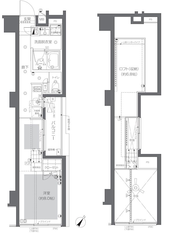 ZOOM渋谷神山町 間取り図