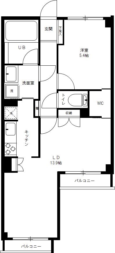 カスタリア原宿 間取り図