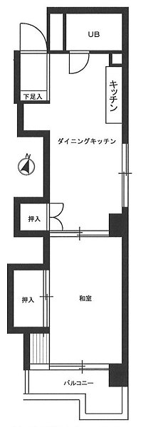 ワコー三田マンション 間取り図