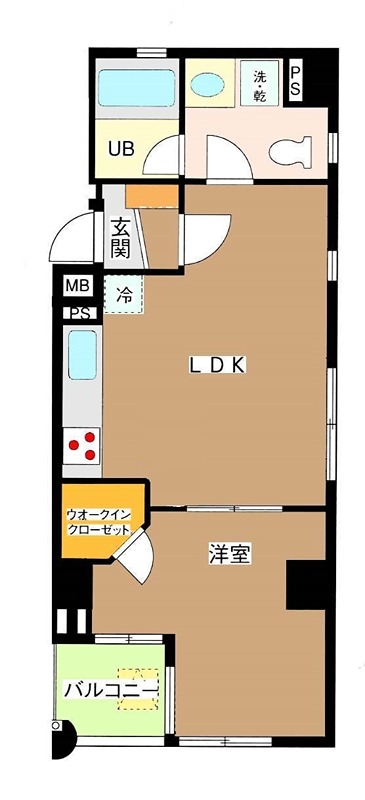 レセゾン麻布 間取り図