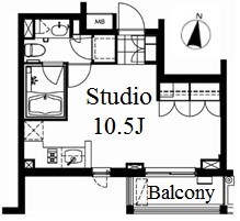 南麻布ウエスト 間取り図