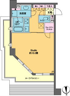 カスタリア高輪　 間取り図