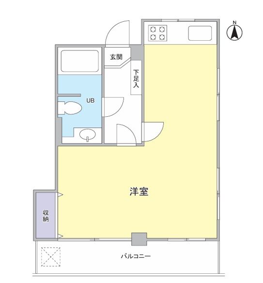 コトー高輪 間取り図