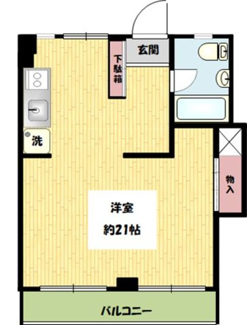 コトー高輪 間取り図