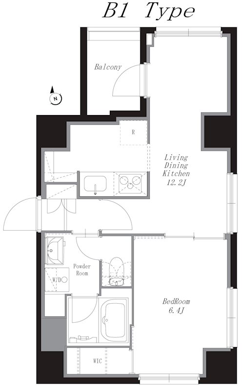 COLLET麻布 間取り図