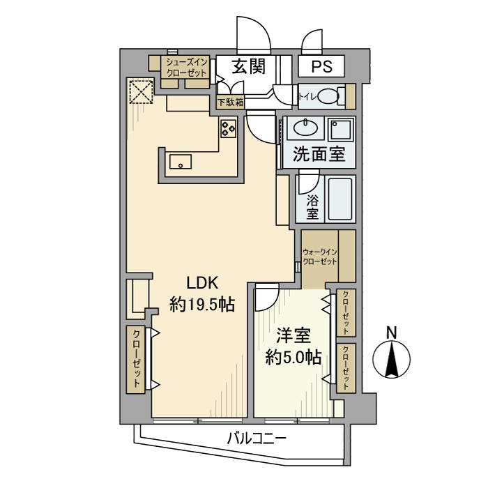 藤和白金台コープ 間取り図